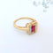 Bague 56.5 Bague Rubis et Diamants Or 18 K 58 Facettes AA 1739