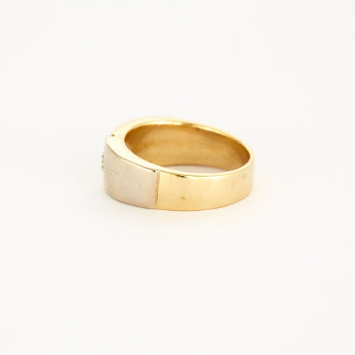 Bague 60 Bague 2 ors, diamant 58 Facettes LP765/12