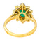 Bague 49 Bague Pompadour Or jaune Emeraude, Diamant 58 Facettes 4399091RV