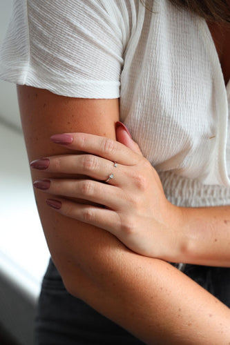 Bague 54 Bague Toi et Moi Or blanc Diamant 58 Facettes 579286RV