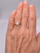 Bague 50.5 Bague solitaire en or jaune ornée d'un diamant de 1 carat 58 Facettes