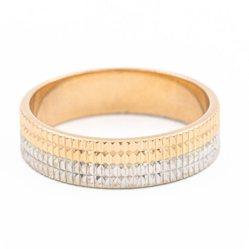 Bague 53 Bague Alliance  Or rose, Or blanc 58 Facettes 2216817CN