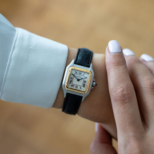 Montre CARTIER - Montre Panthère - Ivory roman dial - SM 58 Facettes