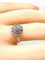 Bague 53 Bague or blanc diamants vers 1900 58 Facettes AB650