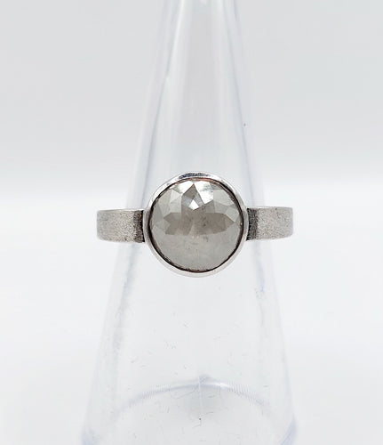 Bague 52 Bague joaillier PAGLIANI or gris diamant gris de 3,50 carats 58 Facettes A01232