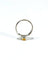 Bague 57 Bague en Or Blanc, Diamants et Citrine 58 Facettes