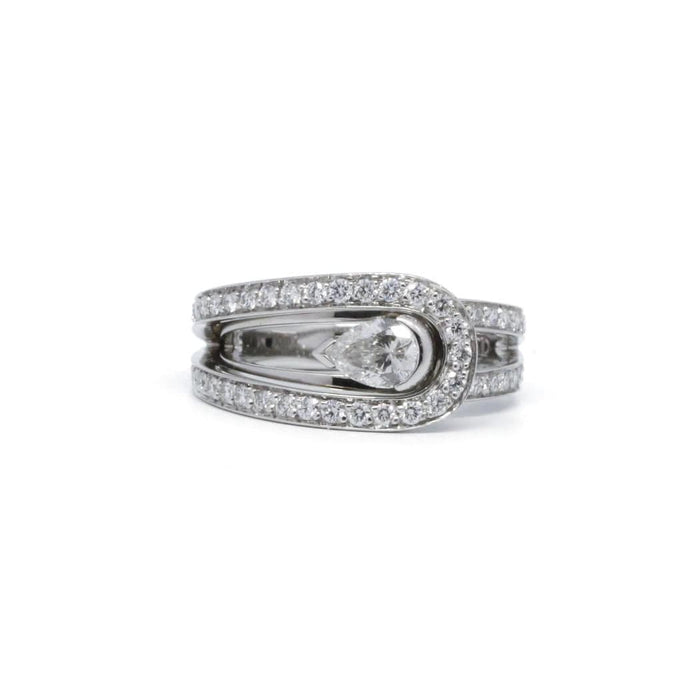 Bague 48 FRED - Bague lovelight platine diamant 58 Facettes 220459R