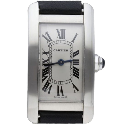 Montre Cartier Montre Tank Américaine Pm 58 Facettes MT42491