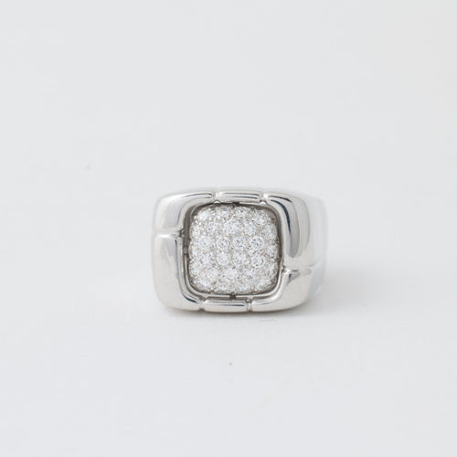 Bague 56 Chevalière diamants 58 Facettes