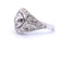 Bague 57 BAGUE LIBERTY EN OR BLANC 18 KT - DIAMANT 1,40 CT 58 Facettes