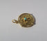 Pendentif Pendentif médaille en or jaune et cabochon turquoise 58 Facettes
