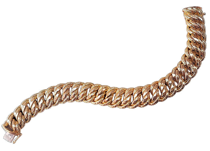 Bracelet Bracelet maille américaine or jaune 58 Facettes Bra.US.1505