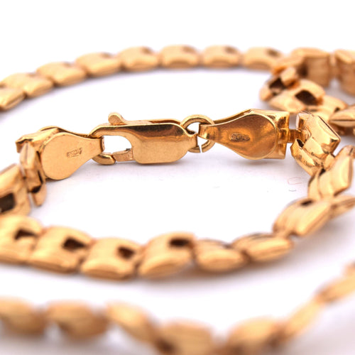 Collier Collier en or jaune 58 Facettes