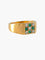 Bague 55.5 CHEVALIERE OR JAUNE EMERAUDES ET DIAMANTS 58 Facettes