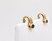 Boucles d'oreilles Boucles d'oreilles clips or - saphir et diamants 58 Facettes 240431