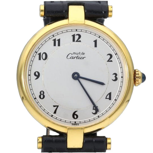 Montre Cartier Montre Must De Cartier Vermeil 58 Facettes MT41226