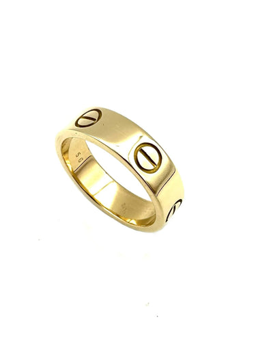 Bague 56 CARTIER. Collection "LOVE", Bague or jaune 18K 58 Facettes