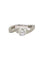 Bague 48 Bague solitaire or blanc diamants taille brillant 0,90 ct 58 Facettes 1084.2