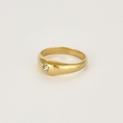 Bague 57 Bague en Or jaune 18k Diamant 58 Facettes SQU33412