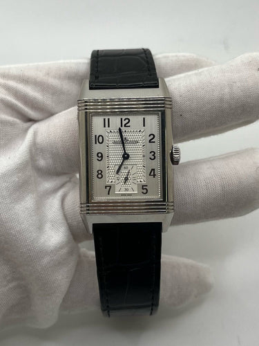 Montre Jaeger-LeCoultre Reverso Classic Small Large Small 214.8.62 Coffret complet 2017 + Boucle Déployante 58 Facettes