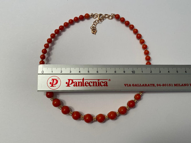 Collier Chantecler - Collier Cherie en corail 58 Facettes