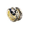 Bague 56 Bague vintage, «Serpent», or jaune, émail, diamants. 58 Facettes 35134