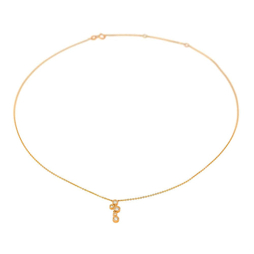 Collier Collier Or rose Diamant 58 Facettes 4553819CN