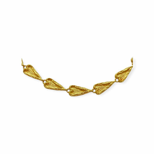Collier Collier design feuilles sculptées 58 Facettes 330080105