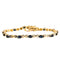 Bracelet Bracelet Prestige en or jaune, or blanc, saphirs et diamants 58 Facettes LP1209/17
