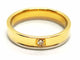 Bague 54 Bague Alliance Or jaune, Or blanc Diamant 58 Facettes 1589389CN