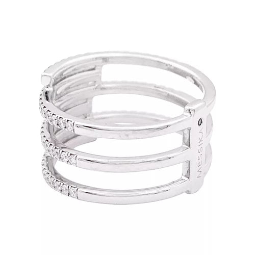 Bague 51 Bague Messika "Gatsby", or blanc, diamants. 58 Facettes 33999