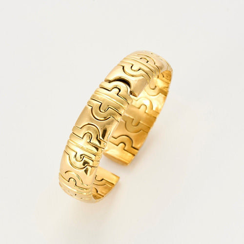 Bracelet Bracelet jonc ouvert en or jaune 58 Facettes RAM2844