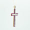 Pendentif Croix Diamants Rubis 58 Facettes 36601015