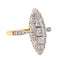 Bague 55 Bague  Marquise Or rose, Or blanc Diamant 58 Facettes 4145050CN
