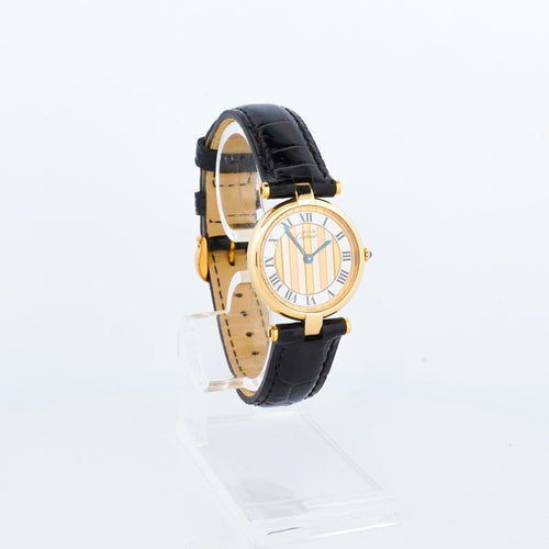 Montre Cartier - Montre Must Vendôme Trinity dial en vermeil 58 Facettes