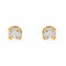 Boucles d'oreilles Boucles d'oreilles Puces Or jaune Diamant 58 Facettes 4608586CN