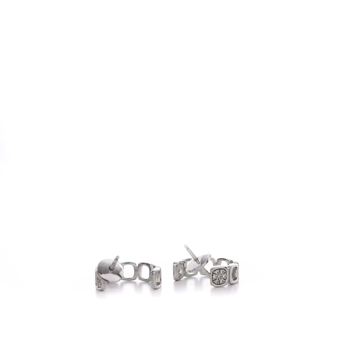 Boucles d'oreilles DINH VAN - Boucles d'oreilles or blanc et diamants 58 Facettes 99867