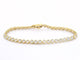 Bracelet Bracelet en or jaune serti de diamants 58 Facettes 2172