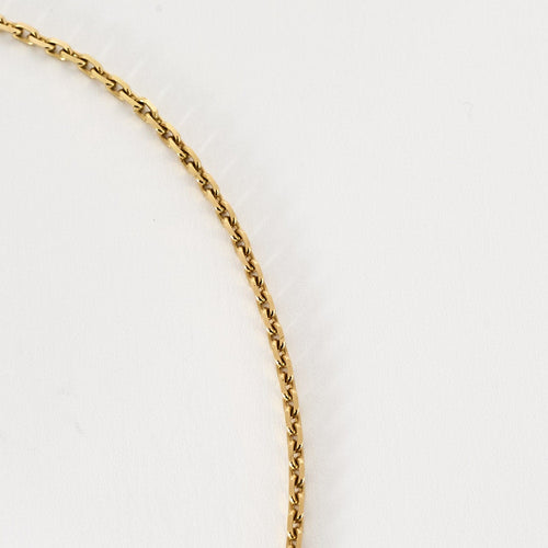 Collier Sautoir en or jaune à maille forçat 58 Facettes AUX1117