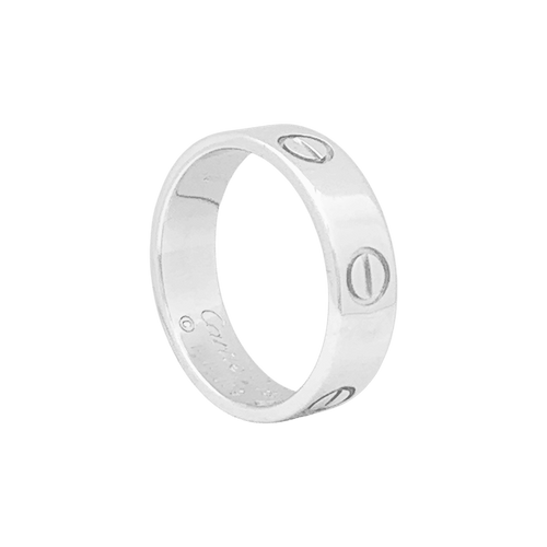 Bague 56 Bague Cartier "Love" or blanc. 58 Facettes 34666