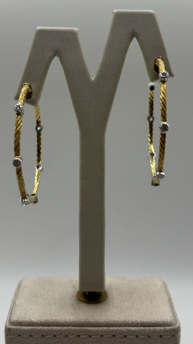 Boucles d'oreilles Créoles BUCCELLATI "Ondine" 58 Facettes