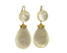 Boucles d'oreilles Boucles d'oreilles anciennes en or et nacre 58 Facettes 7696