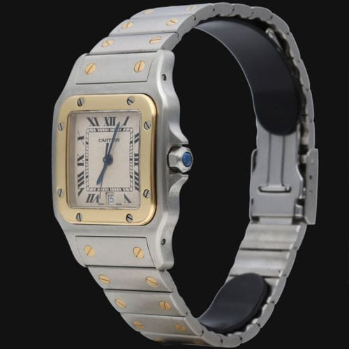 Montre Cartier Montre Santos De Cartier Galbee 58 Facettes MT42872