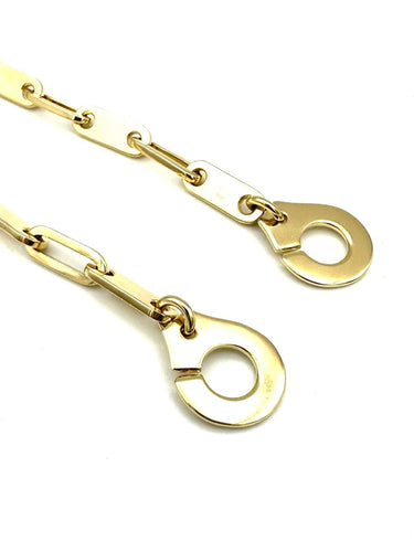 Collier DINH VAN. Collection "Menottes R15", collier or jaune 18K 58 Facettes