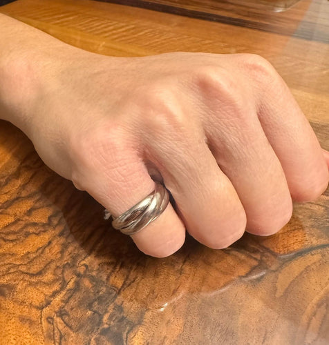 Bague 51 Cartier - Bague Trinity en or gris 58 Facettes