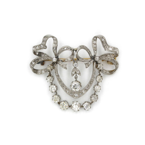 Broche Broche - Or, Platine et diamants 58 Facettes 240186R