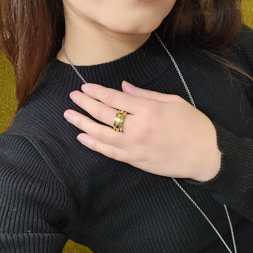 Bague 56 TIFFANY & Co - Bague  en or jaune 18 carats 58 Facettes TIFF-ALL-RI-YG