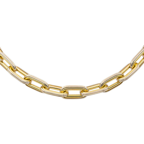 Colier din aur galben, aur alb 