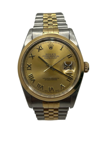 Montre Rolex Datejust 36 Jubilee 2003 58 Facettes