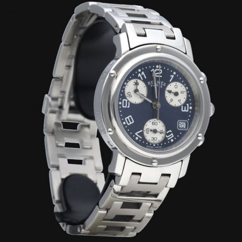 Montre Hermes Montre Clipper Chronograph 58 Facettes MT41658
